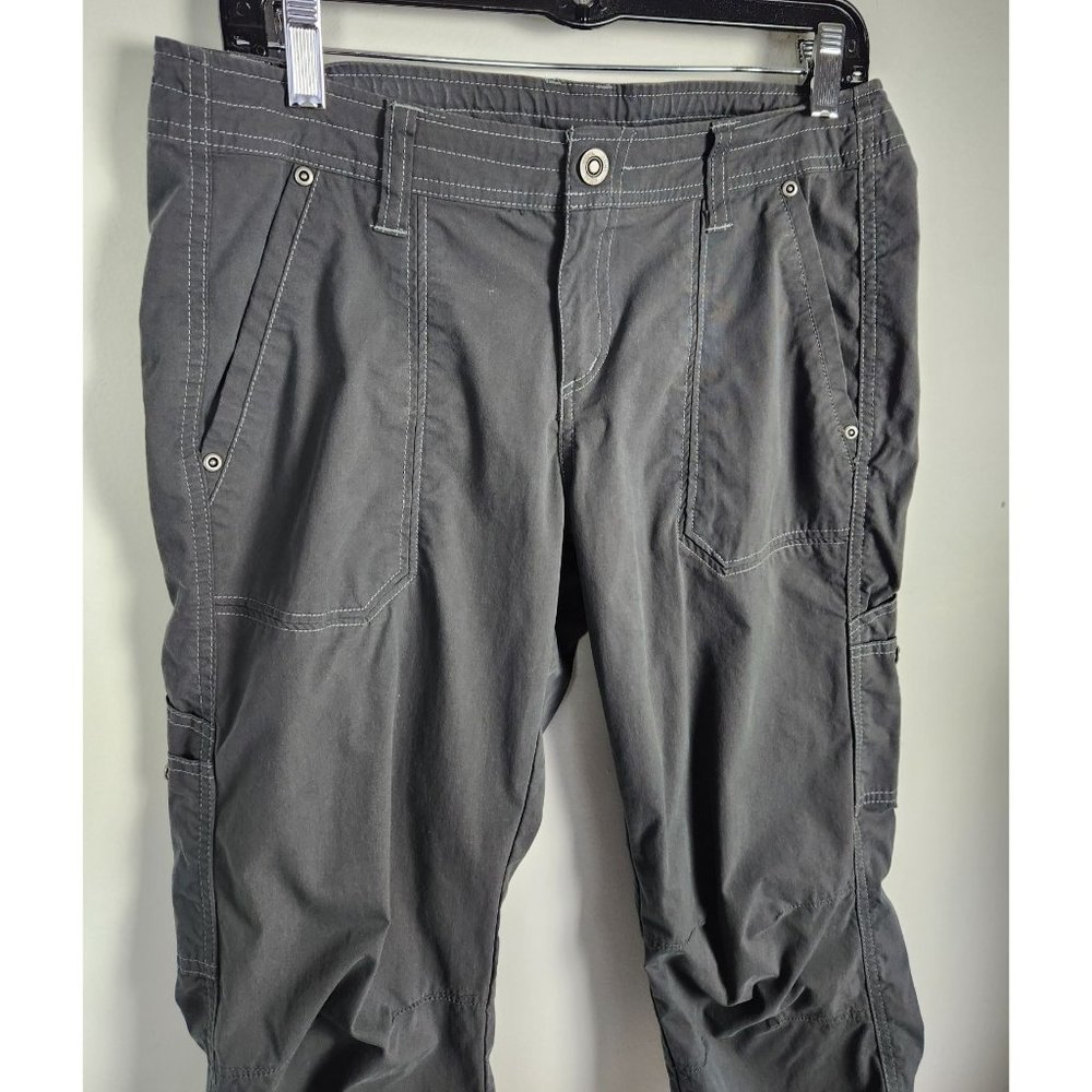 Kuhl Women's Sz. 8 Capri Utility Hiking Pants In Grey - Picture 3 of 6